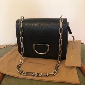 NWT Small Burberry D Ring Leather Bag